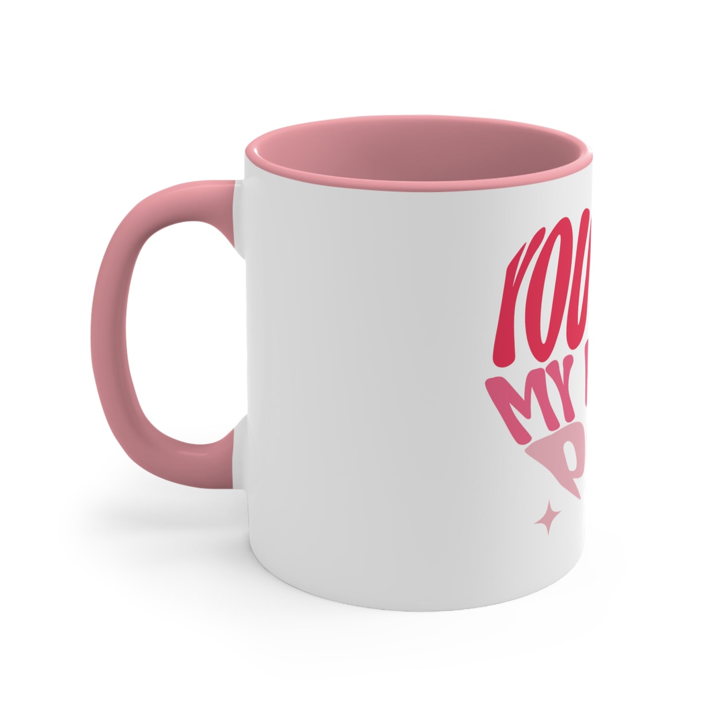 White Heart Popping Mug