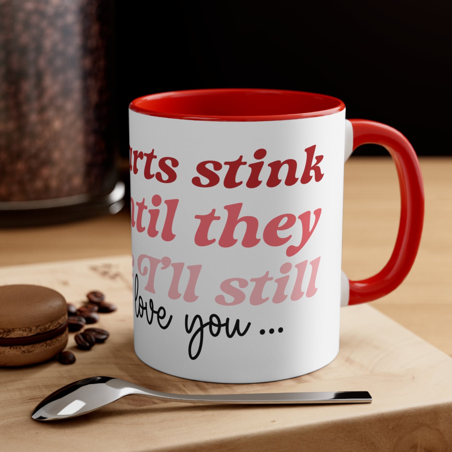 Funny Valentine Accent Mug