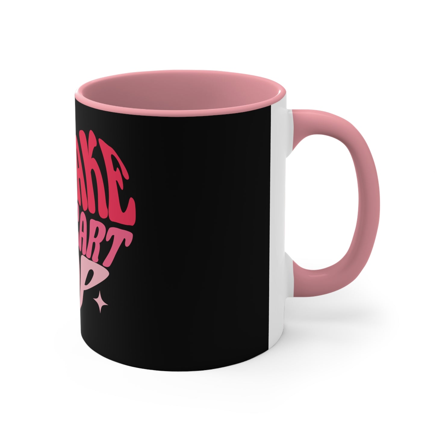 Black Heart Popping Coffee Mug