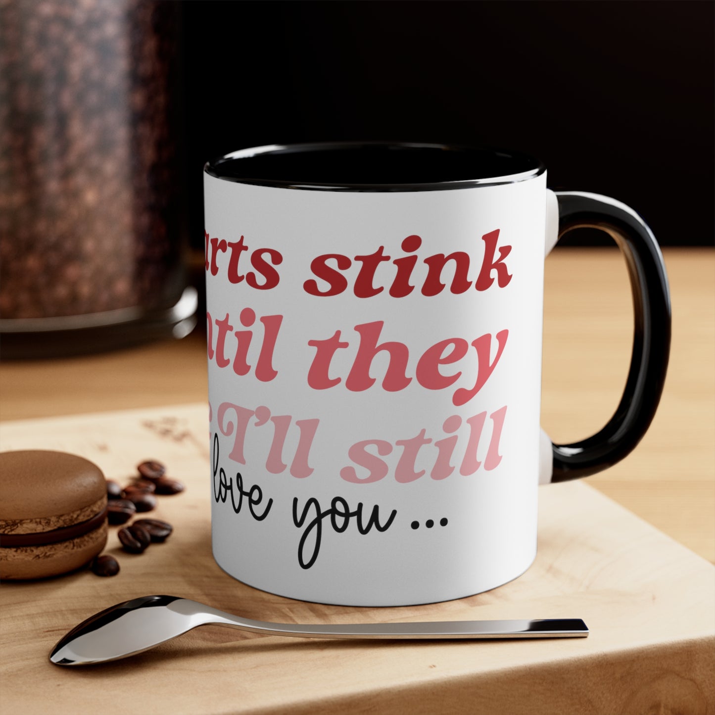 Funny Valentine Accent Mug