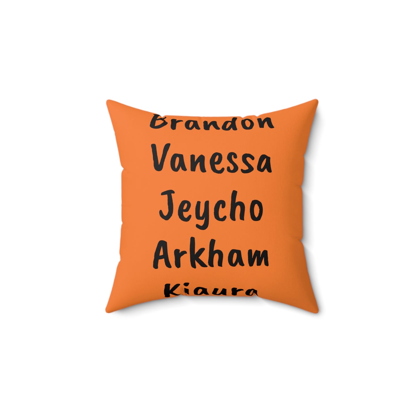 Valentine's Day Family Square Pillow