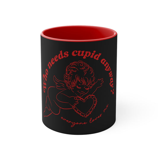 Red and Black Cupid Mug