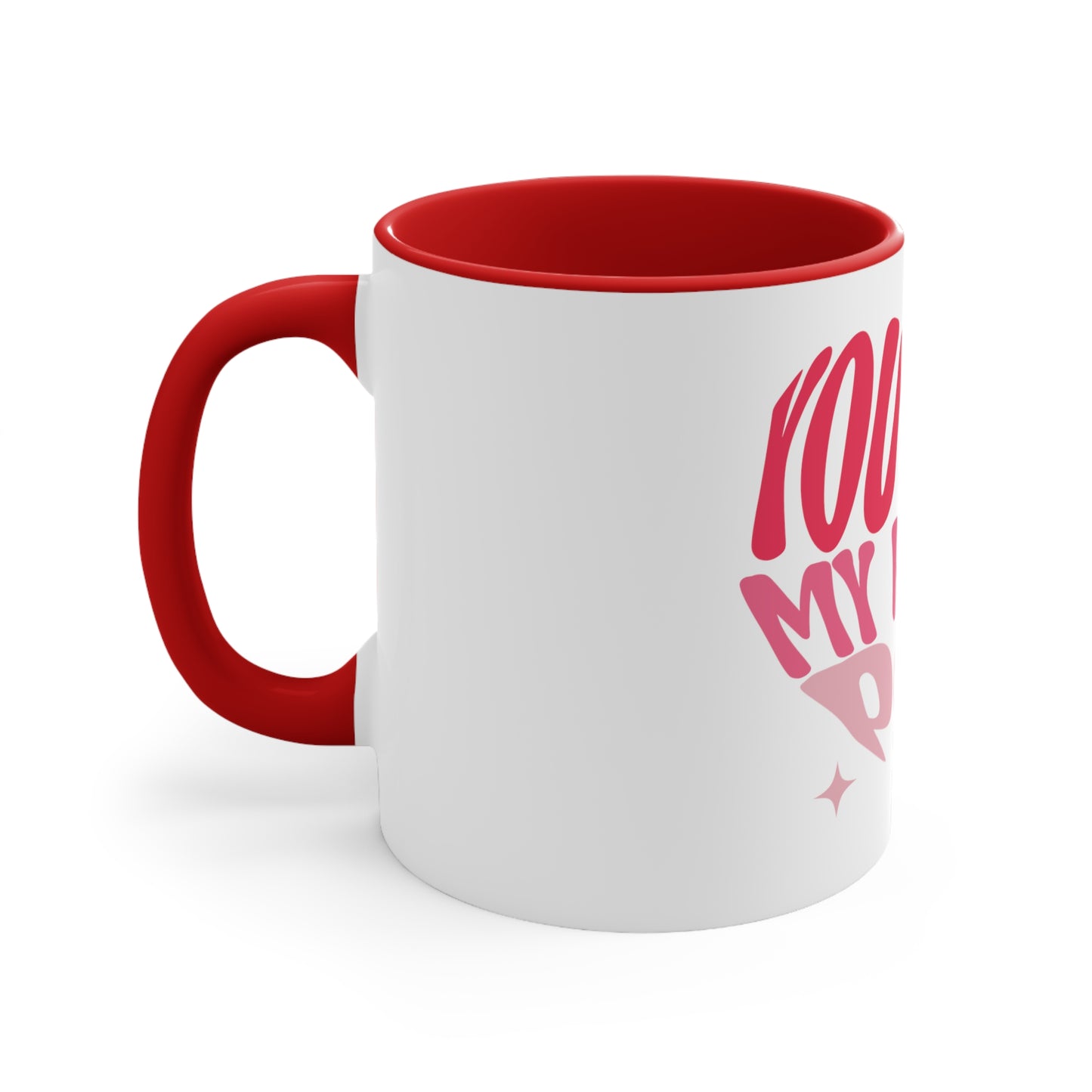 White Heart Popping Mug